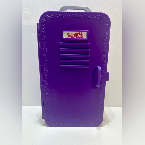 My Life American Girl Doll 14" Purple Locker 2014 - Picture 5 of 11